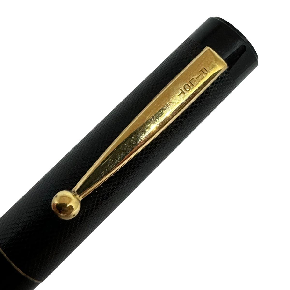 万年筆 PILOT パイロット 14K ペン先14K-585 MS ブラック系×ゴールド 