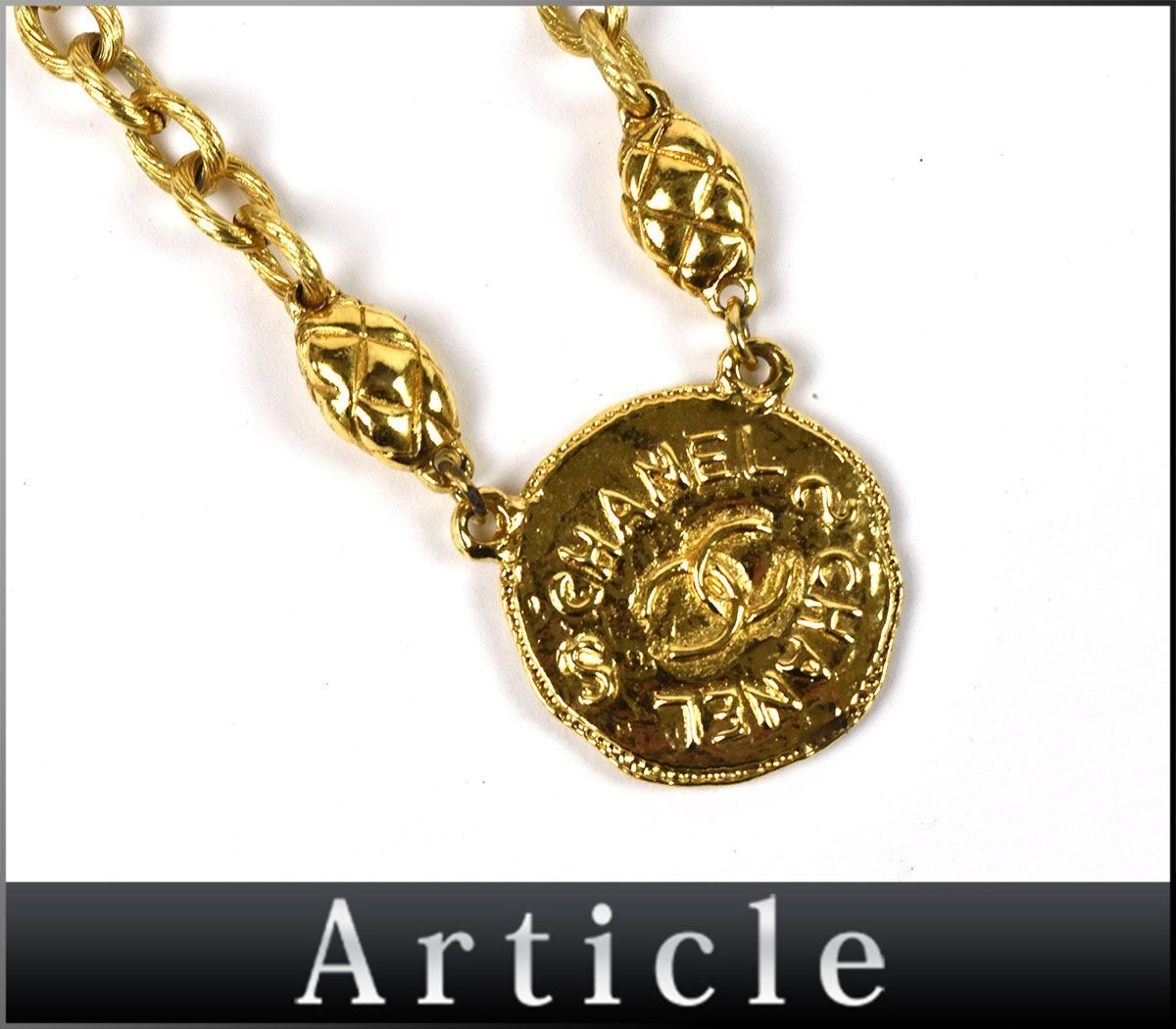 163894〇 CHANEL シャネル ココマーク ペンダント チェーン ネックレス 