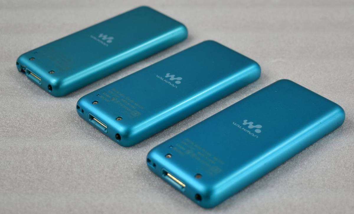 ■SONY WALKMAN Sシリーズ 16GB [NW-S315] ブルー■初期化済 3台まとめて ジャンク品