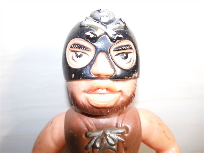 タイガーマスク　ソフビ（囚人魔/絶版/中古） タイガーマスク ソフビ（囚人魔⁄絶版⁄中古） Yahoo!オークション