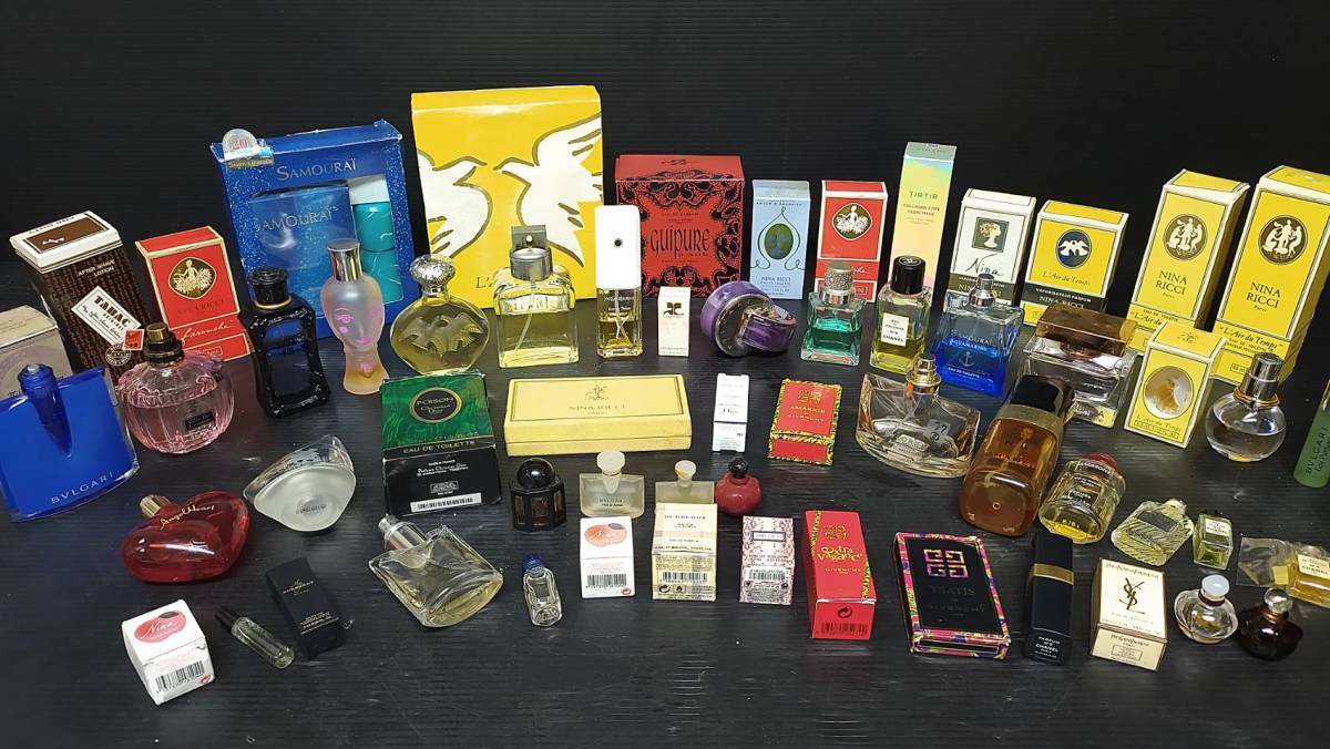 森海41 １円オークション お値打ち ブランド多数 香水大量まとめ 総点数 50点以上 Dior CHANEL BVLGARI GIVENCHY Nina Ricci DOLCE&GABBANA