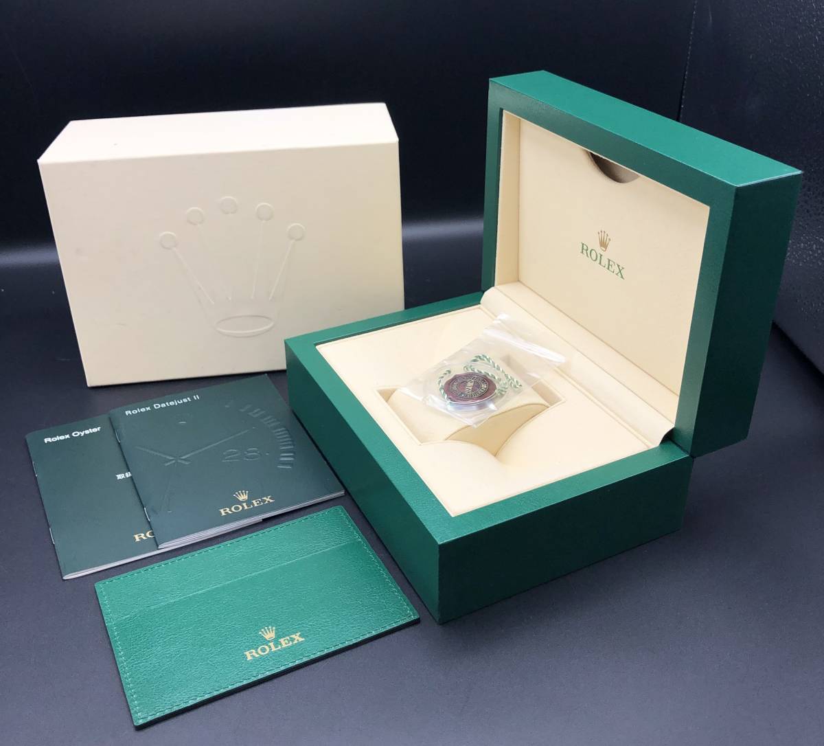 1円～☆ROLEX ロレックス 【純正現行品】☆緑BOX☆内箱・外箱『VR 843