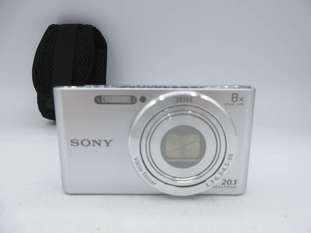 中古 カメラ SONY ソニー DSC-W830 コンパクトデジタルカメラ Cyber-shot サイバーショット シルバー系 ※動作未確認 ／I