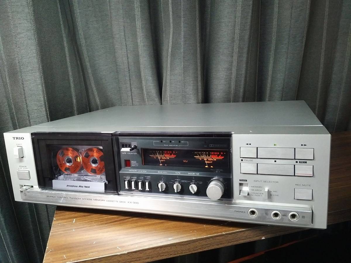 カセットデッキ TRIO KX-900 トリオ - ジャンク メルカリ ステレオ