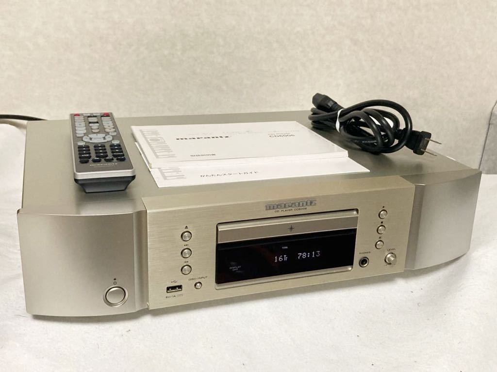marantz CDプレーヤー リモコン付き marantz CD6006 CDプレーヤー マランツ iPhone対応USB端子装備