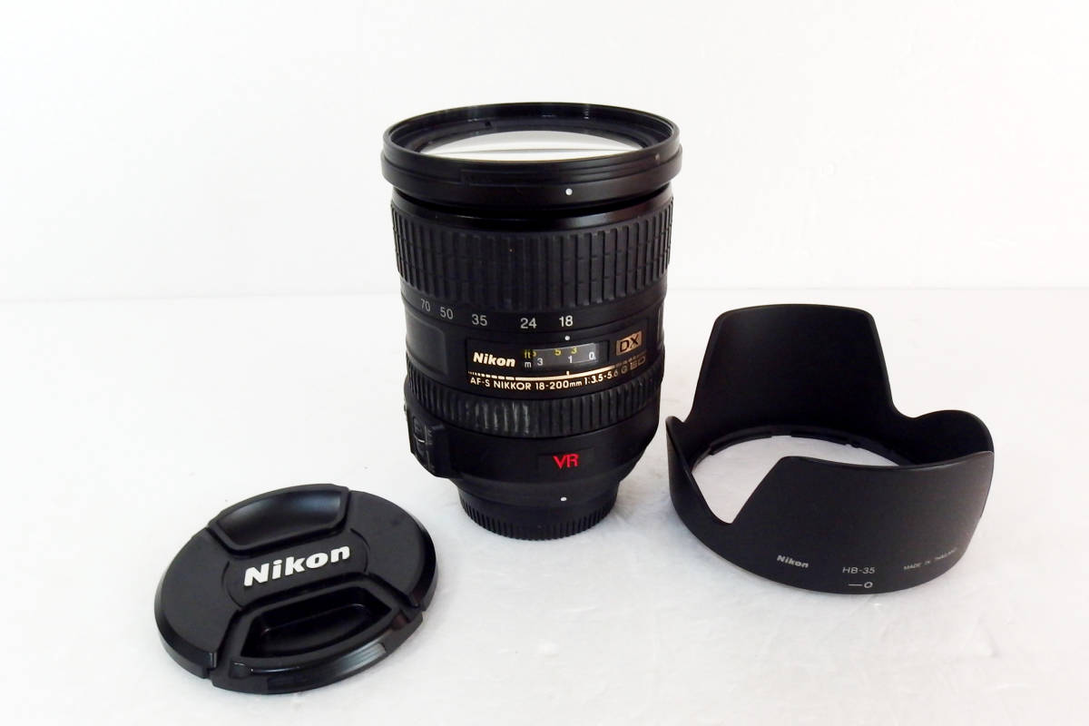 □NIKON DX AF-S NIKKOR 18-200mm F3.5-5.6 G ED VR 訳有