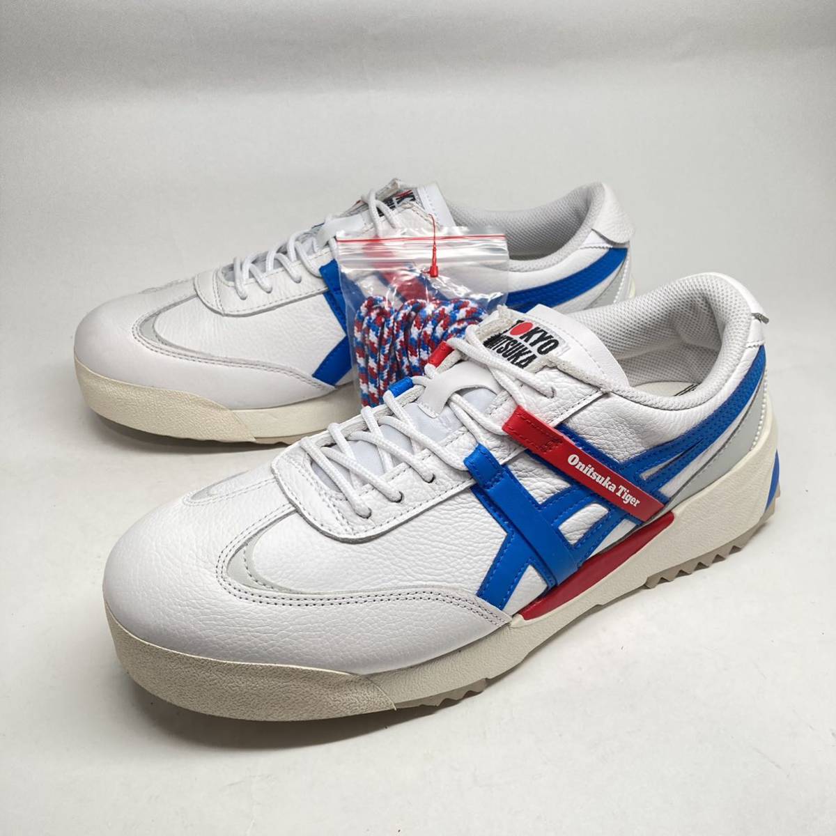 即決!未使用! Onitsuka Tiger DELEGATION EX 27.5cm トリコロール 