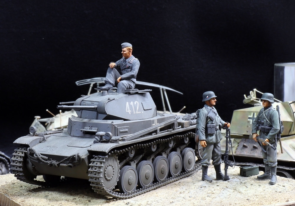 2号戦車 ジオラマ モデルアート MFS-006 1 35 第2次大戦 日本陸軍戦車