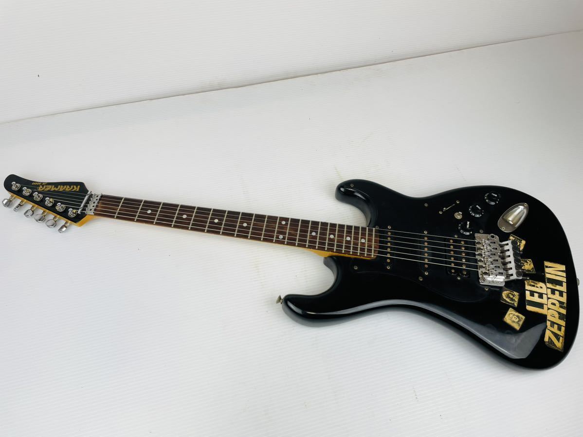 No235】 クレーマー KRAMER JK3000 黒 エレキギター ケース付き 弦新品