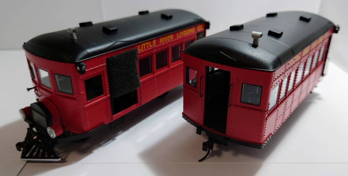 On30】Bachmann Spectrum Rail Bus & trailer W/Fullinteriors(DCC