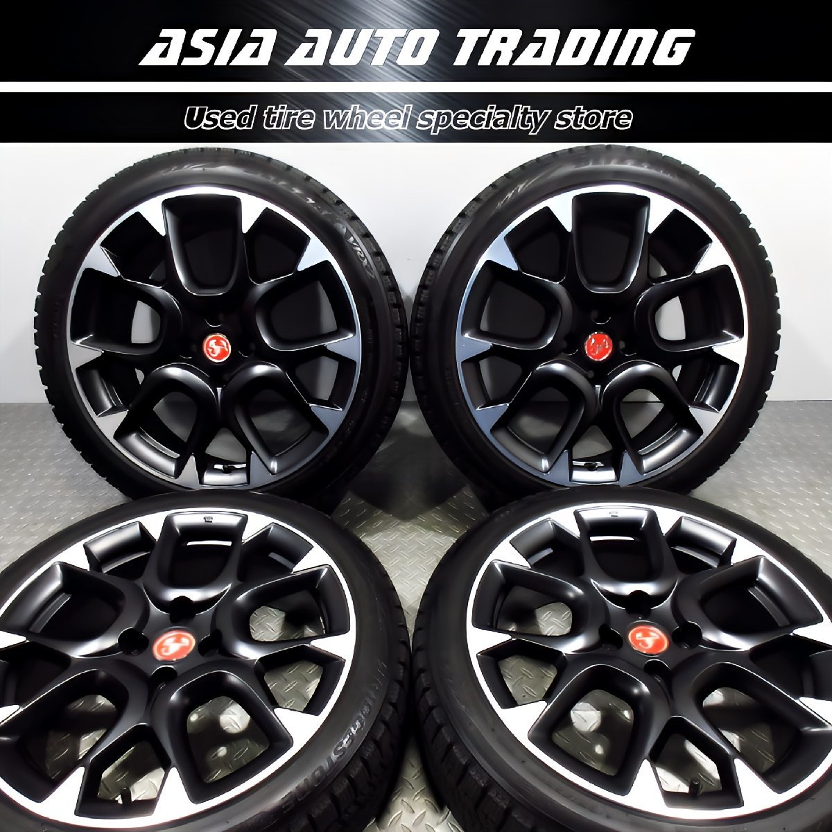 【新作，爆買い】 品 フィアット アバルト 595 コンペティツィオーネ 純正 ブリヂストン VRX2 195/45R17 BLIZZAK スタッドレス FIAT ABARTH 500 695(スタッドレスタイヤ)｜売買されたオークション情報、yahooの商品情報をア 4穴