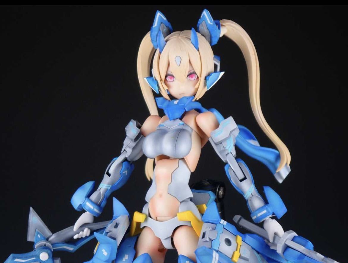 メガミデバイス　朱羅 忍者 蒼衣　改修塗装済み完成品　コトブキヤ