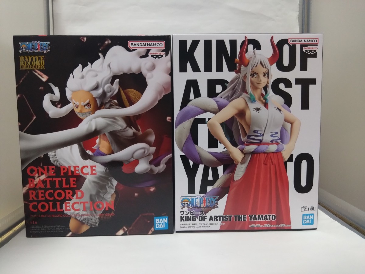 ワンピース KING OF ARTIST ヤマト BATTLE RECORD COLLECTION ニカ ルフィ ギア5 新品未開封 フィギュア 2種セット