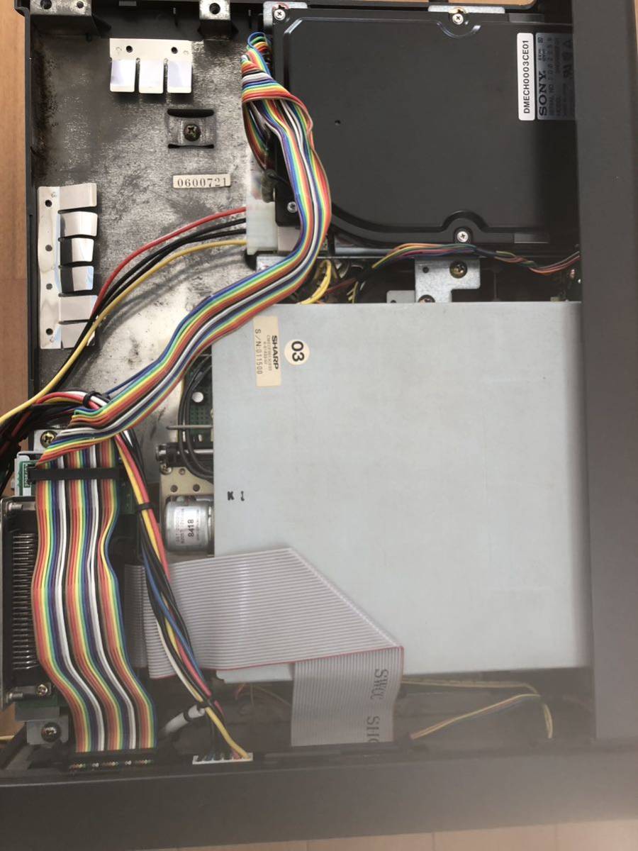 SHARP X68000 SUPER HD(起動するがジャンク)本体 + おまけ(X68000