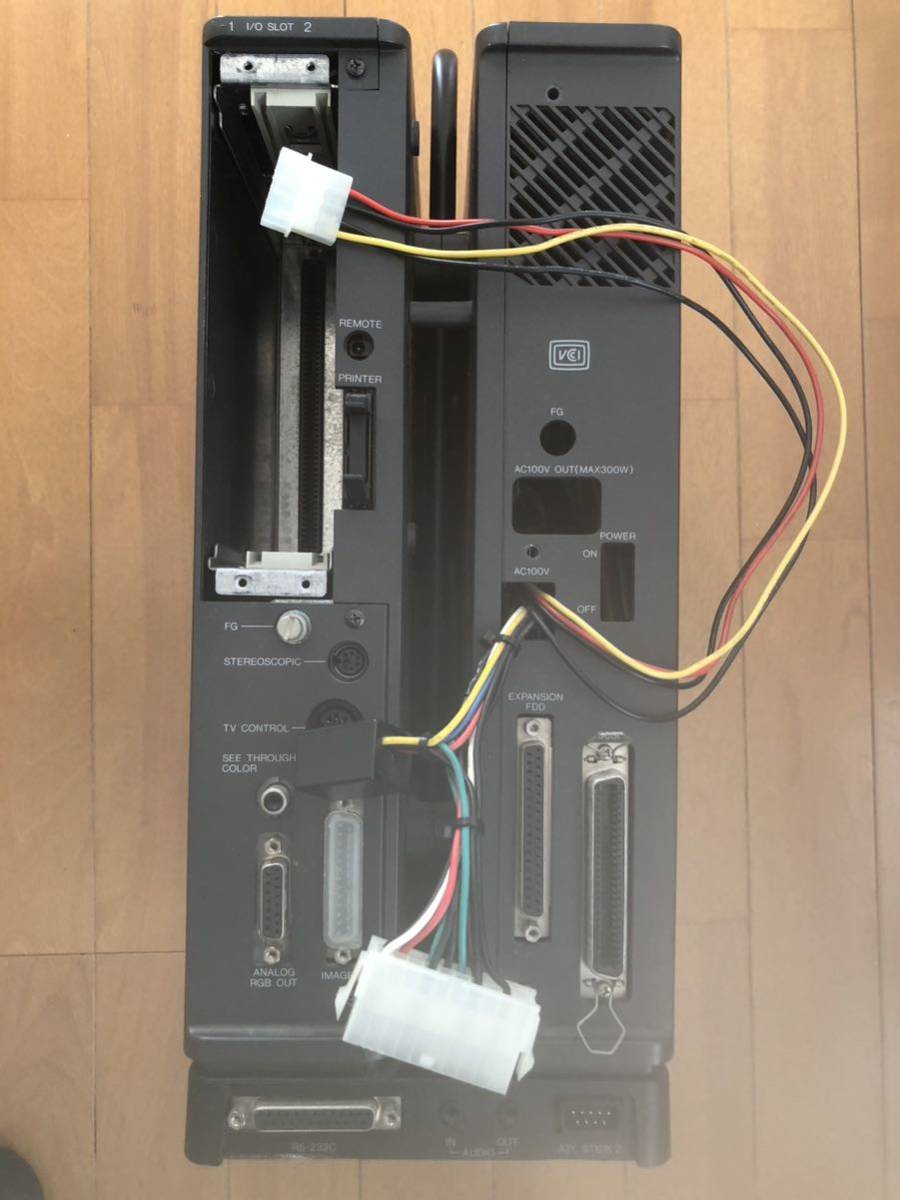 SHARP X68000 SUPER HD(起動するがジャンク)本体 + おまけ(X68000