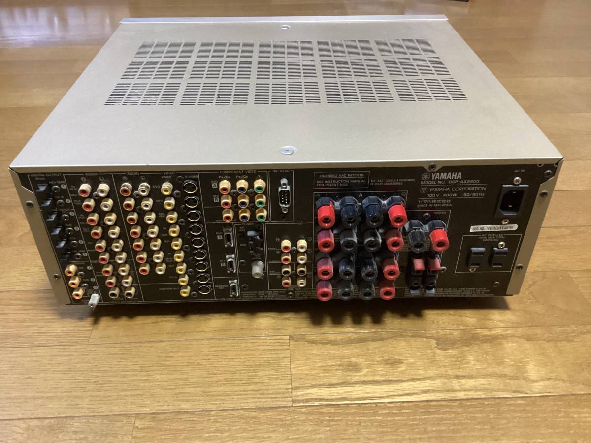 YAMAHA AVアンプ DSP-AX2400 リモコン無し アンプ AVアンプ 【公式通販】