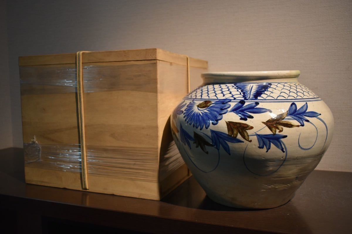 李朝•高麗 鹤紋香合 骨董 古美術 唐物 コレクション アンティーク 江戸