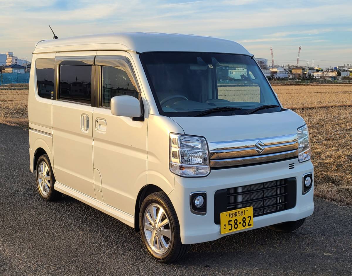 令和4年車 3BA-DA17W スズキ エブリィワゴン PZターボ ハイルーフ 