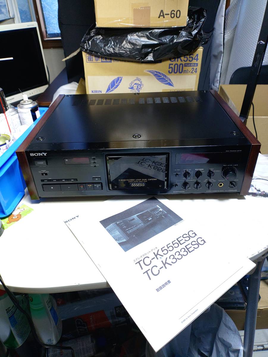 SONY/ソニー カセットデッキ TC-K555 ESG【ジャンク品】 SONY TC-K555