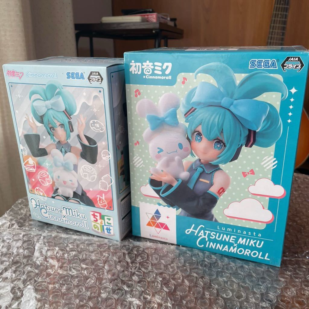 ちょこのせ 初音ミク×シナモロール 初音ミク フィギュア シナモロール