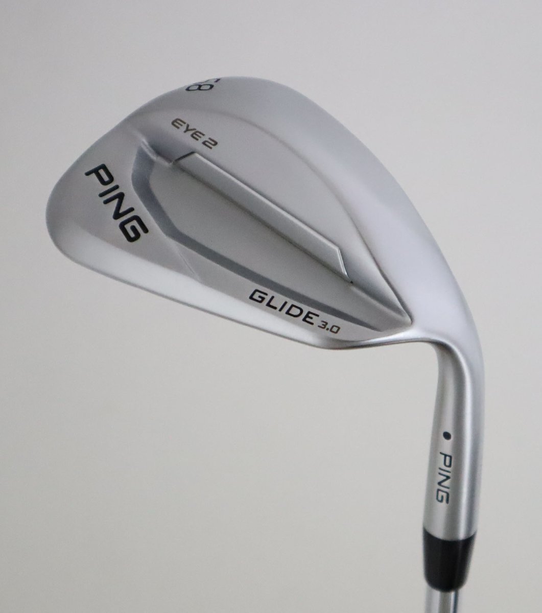 ●中古美品！PING★ピン　GLIDE 3.0　ウェッジ　パールクローム仕上げ　58°EYE 2　Z-Z115スチール　ワンフレックス　(57476