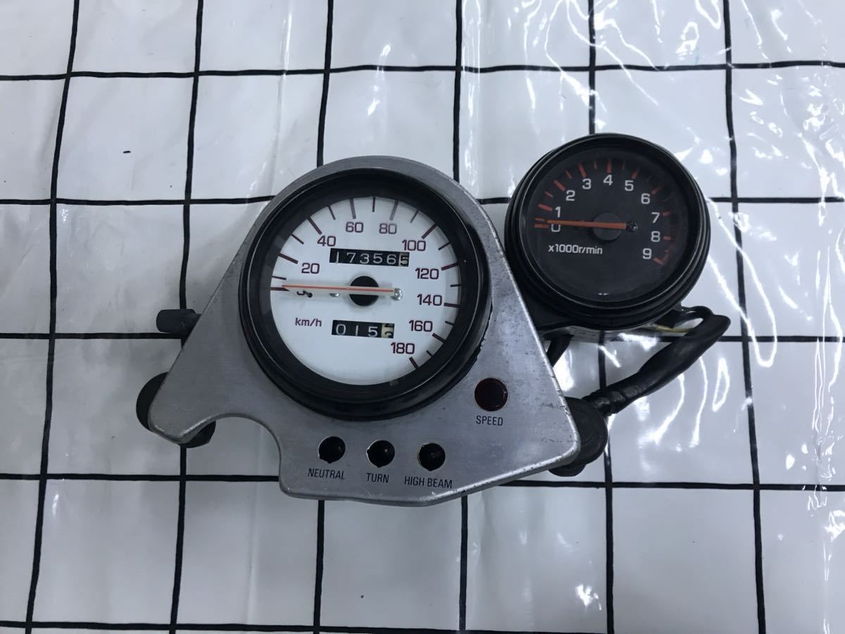 YAMAHA スピードメーター タコメーター SRX400/600 走行距離17356.5km