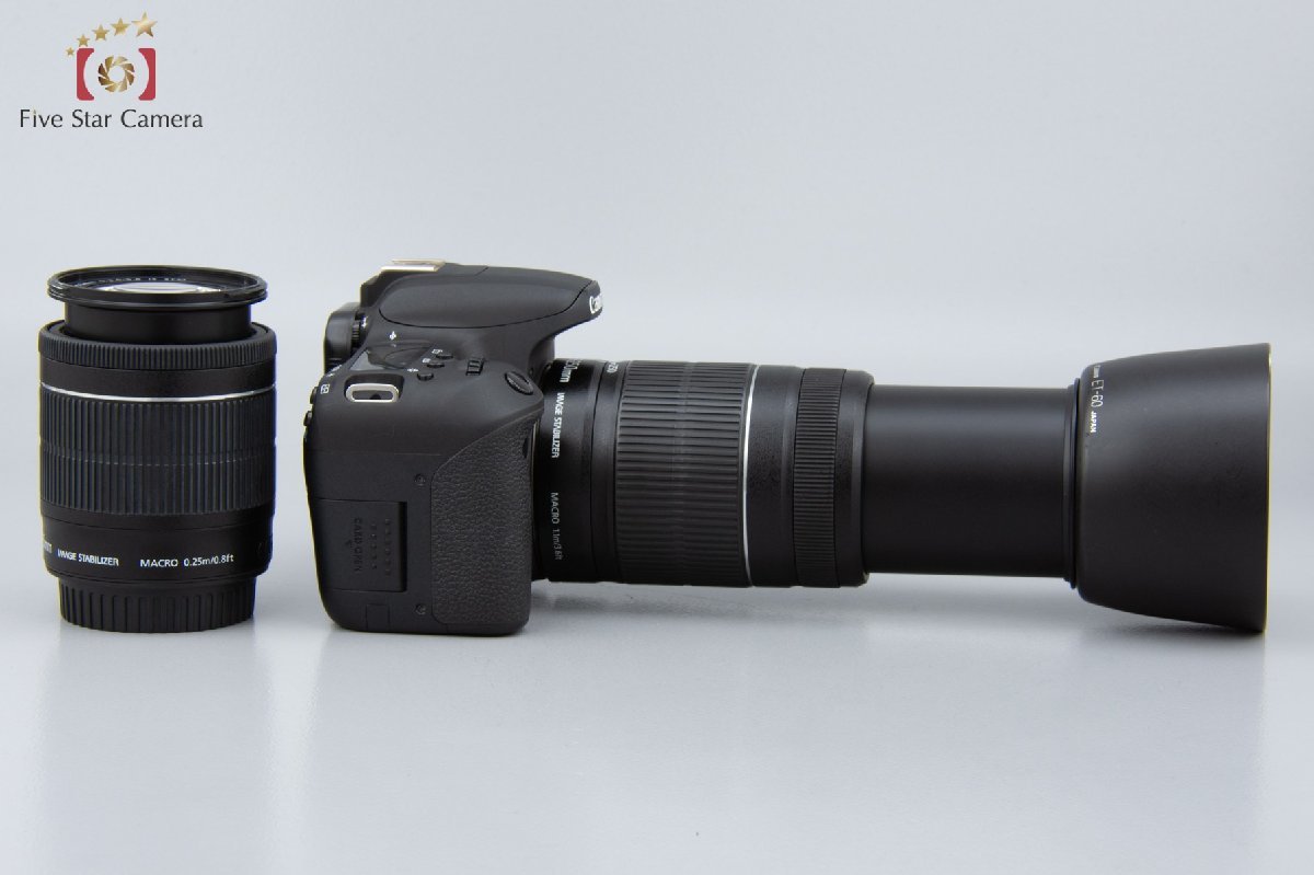 Canon キヤノン EOS 9000D + EF-S 18-55mm f/3.5-5.6 IS STM + EF-S 55 