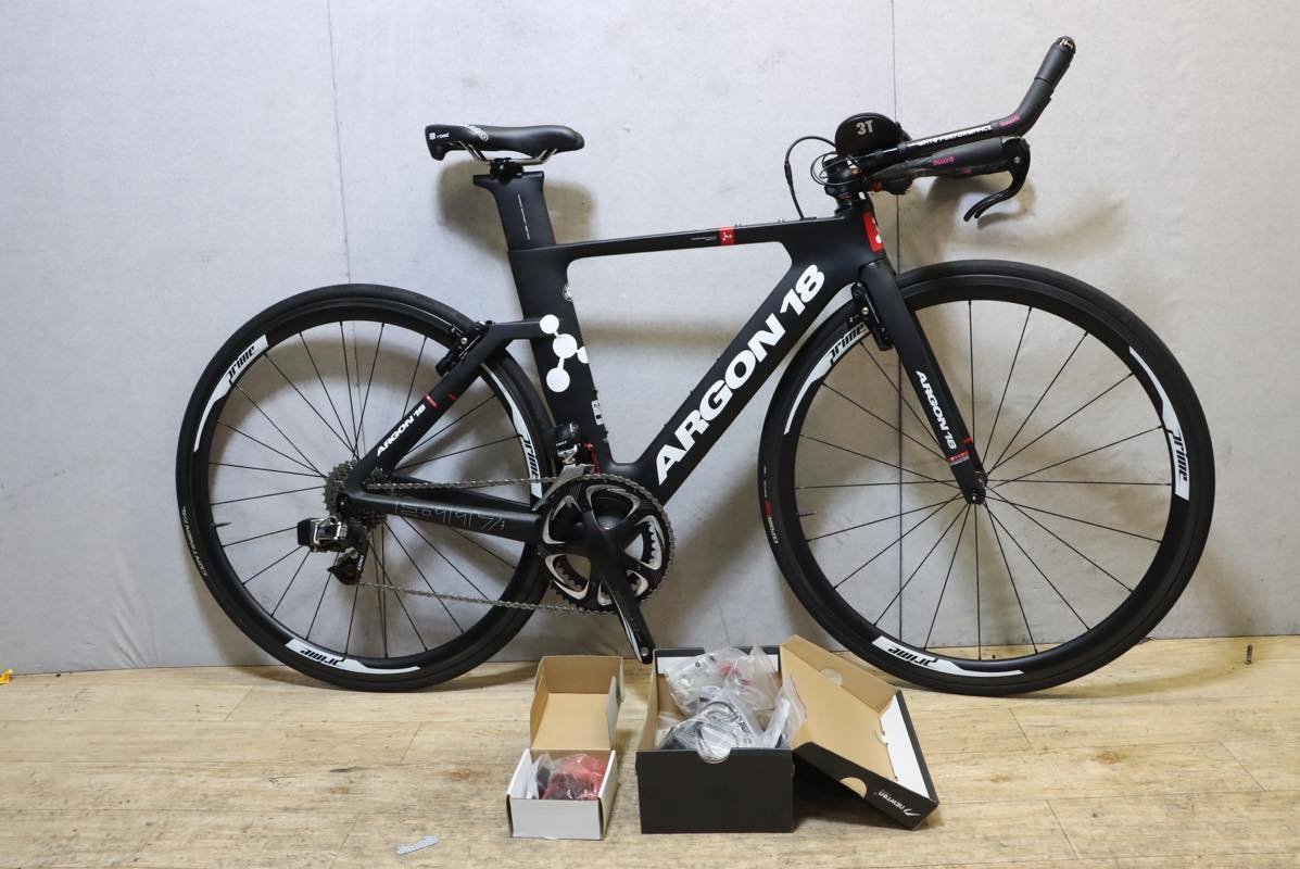 TTバイク■ARGON18 アルゴン18 E-117 TRI フルカーボン SRAM RED eTAP 2X11S サイズXS 2016年モデル 美品