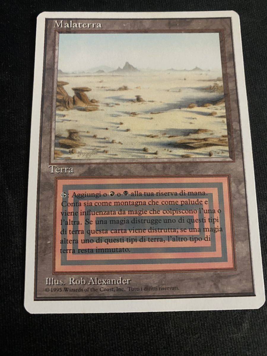 Badlands イタリア語 MTG 3ed デュアルランド revised MTG』デュアル