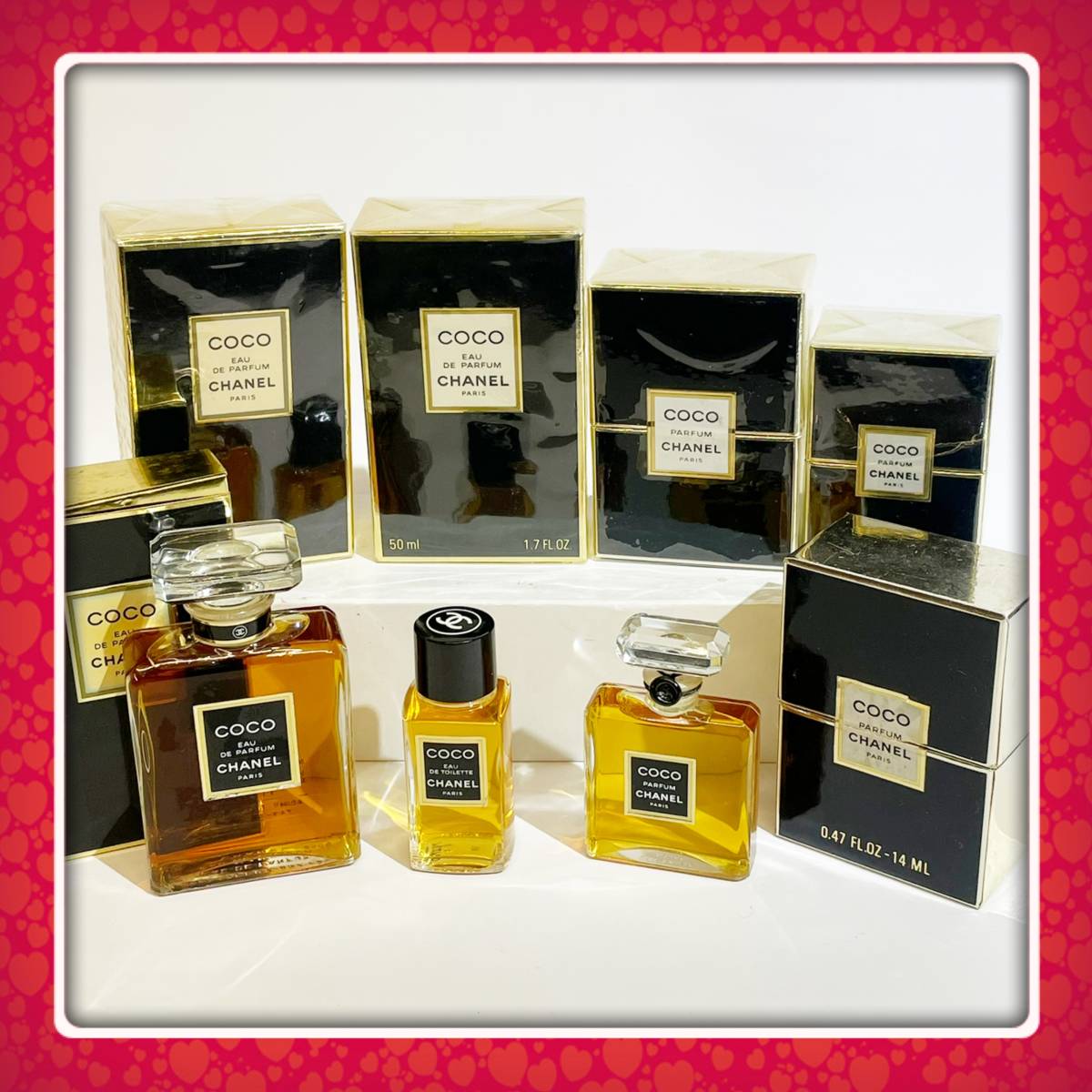 CHANELシャネル ★香水セット★COCO ココ パルファム 、オードゥパルファム、オードゥトワレット★新品未開封品多★その他未使用品