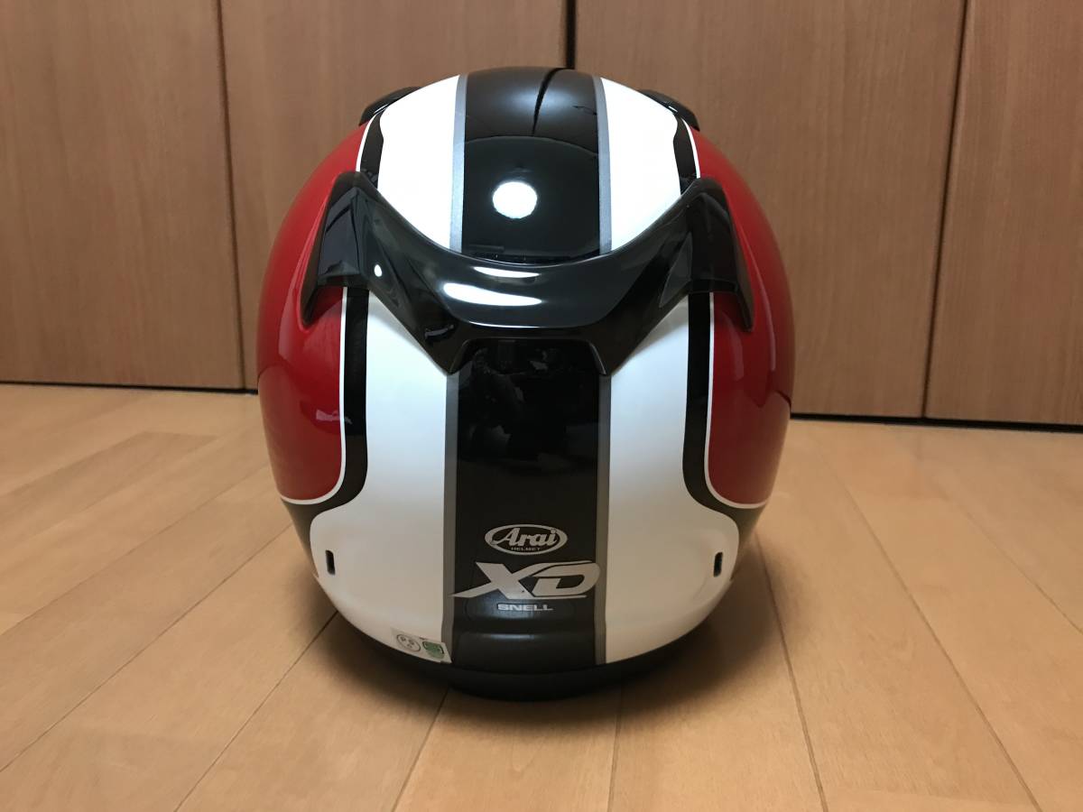 ARAIヘルメット　XD　　OUTLINE RED　サイズL_4