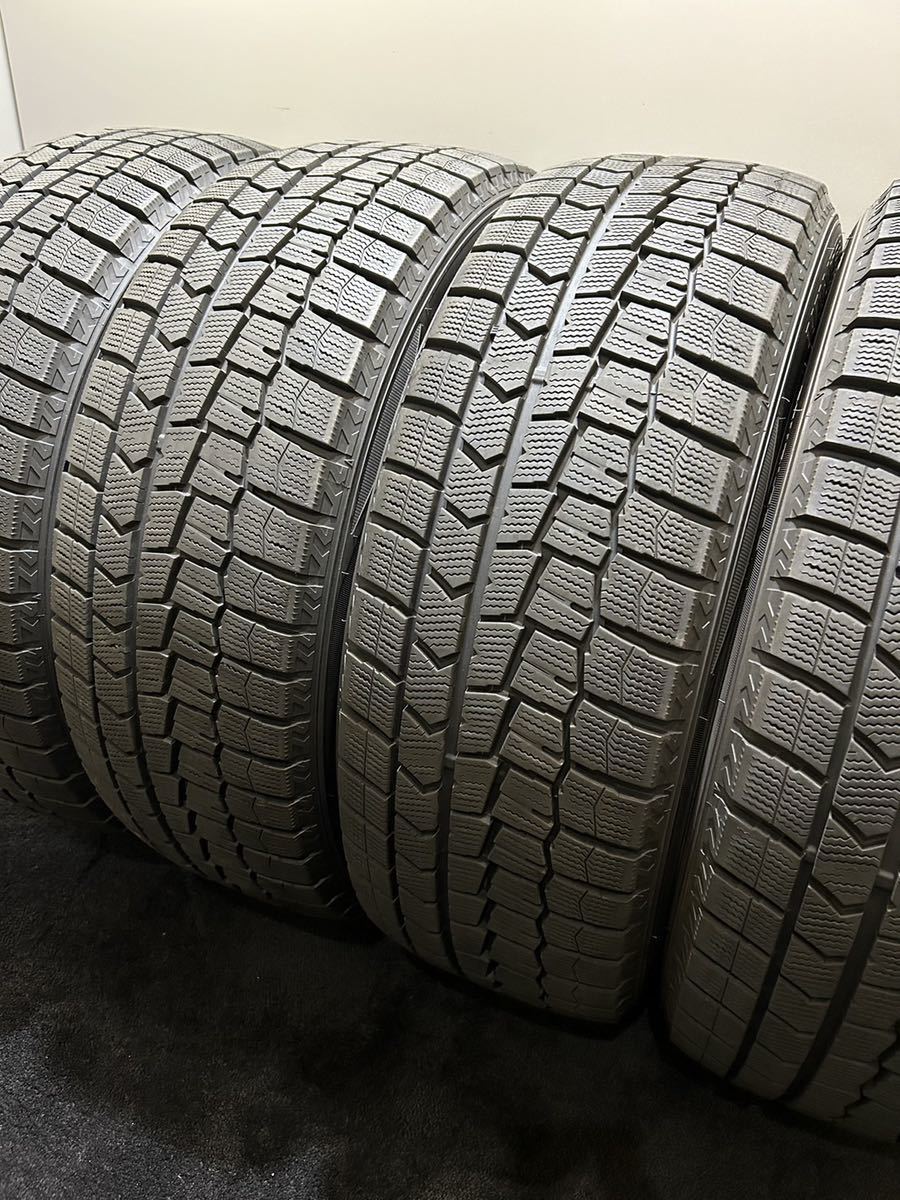 225/55R19 DUNLOP/WINTER MAXX WM02 19年製 スタッドレス 4本 ダンロップ ウィンターマックス ハリアー RAV4 CX-5 (4-E401)