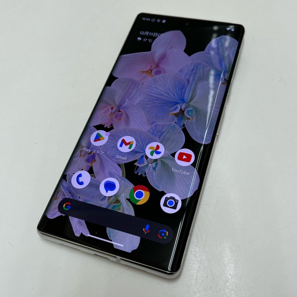 送料無料/良品中古/SIMフリー】Google Pixel 6 Pro 128GB Cloudy White