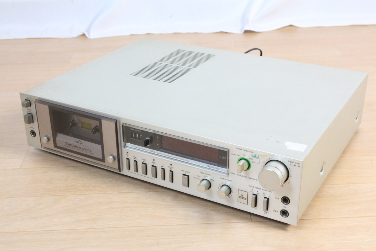 最安値，正規品 え仙 Techics テクニクス RS-270X カセットデッキ テープ 昭和レトロ オーディオ機器 MCZ01LAF08(一般)｜売買されたオークション情報、yahooの商品情報をアーカイブ公開 - オークファン 一般