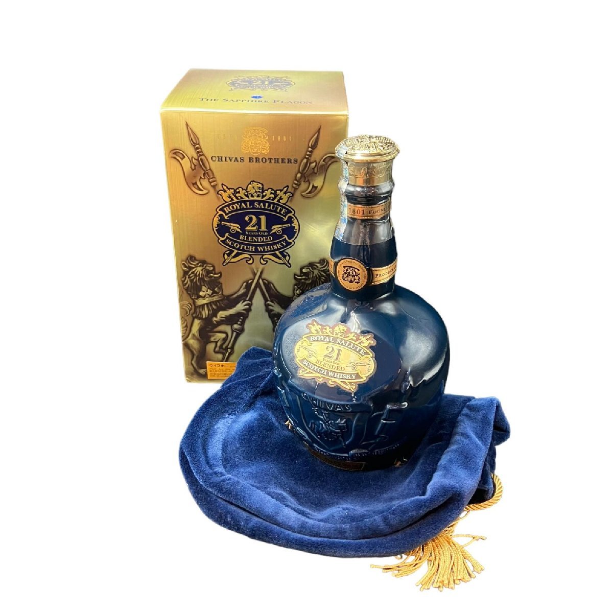ロイヤルサルート 21年 ROYAL 未開栓 古酒 SALUTE 700ml 青陶器 0