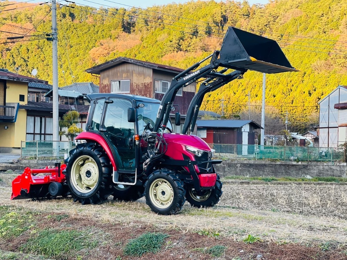 再塗装無し タイヤ4本新品 ヤンマートラクター YT357J ハイスピード 57