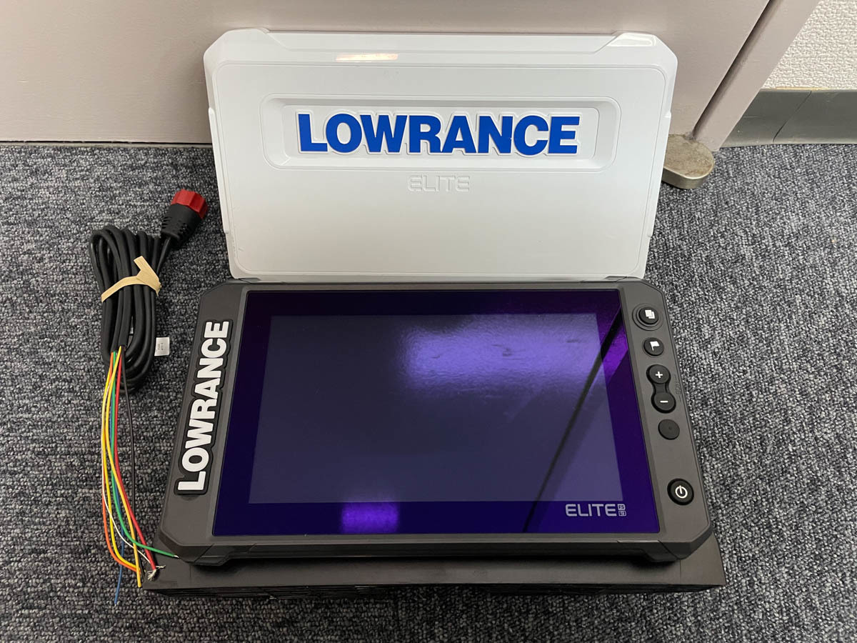 日本語対応　即決時送料無料 即日出荷 ELITE エリート FS9 LOWRANCE ローランス 振動子選択可能 / 検索 HDS 9 LIVE 3 in 1 カーボン