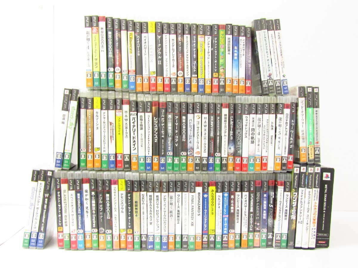 同梱不可】【100】【ジャンク】PS2 PS3 PSP ゲームソフト大量まとめ
