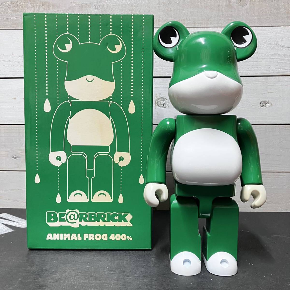 BE@RBRICK 400% ANIMAL FROG MEDICOMTOY 2012 ベアブリック アニマル