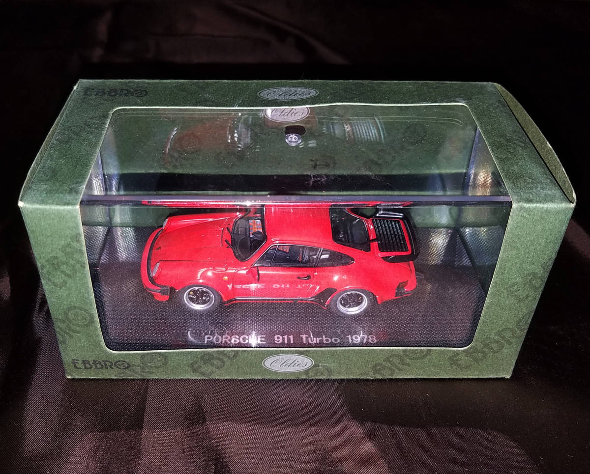 1円スタート! EBBRO 1/43 PORSCHE 911 Turbo 1978 RED