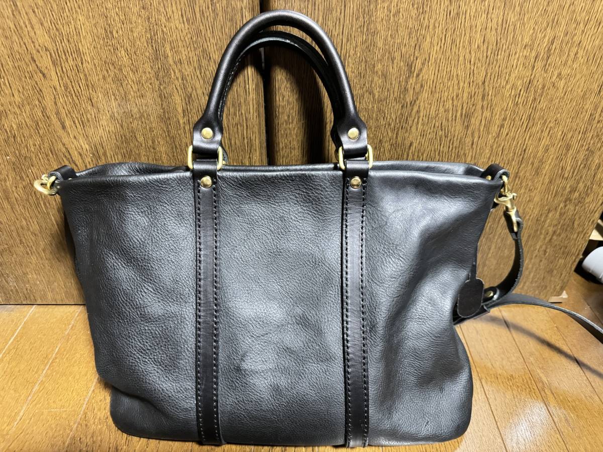 美品 HERZ ヘルツ Organ オルガン ファスナータイプの2wayトートバッグ