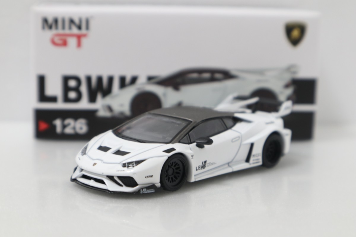 オートサロン限定】MINI GT 1/64 LBWKランボルギーニウラカンGT（白