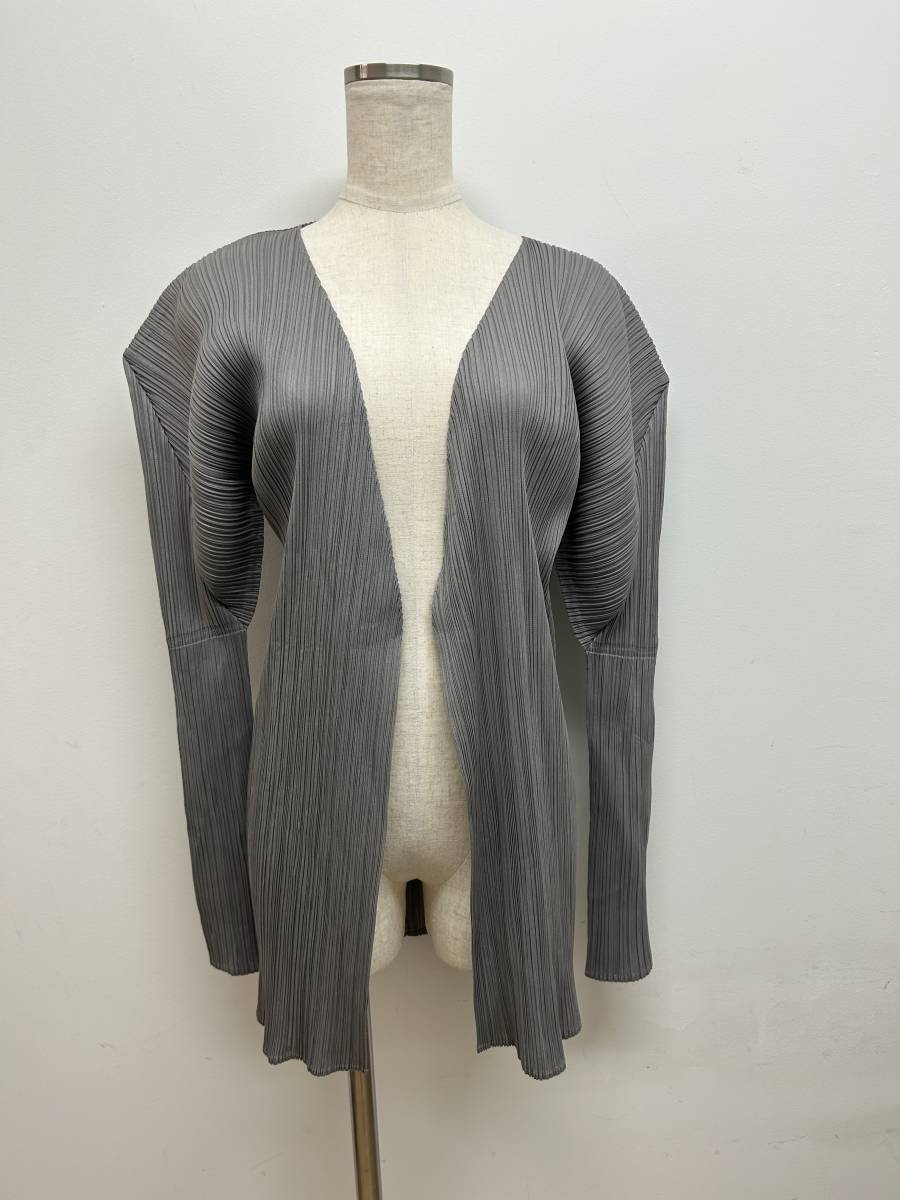 272☆PLEATS PLEASE プリーツプリーズ☆イッセイミヤケ☆羽織り ロング