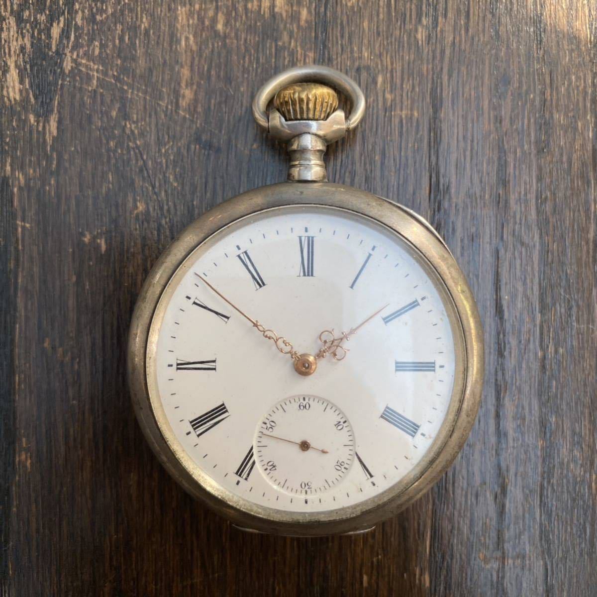 GJ1327◇懐中時計 3点 鎖、方位磁針付◇h