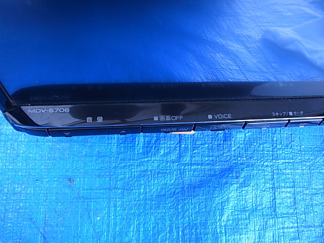 動作保証 ケンウッド SDナビ MDV-S706 2019年製 DVD、地デジ、USB