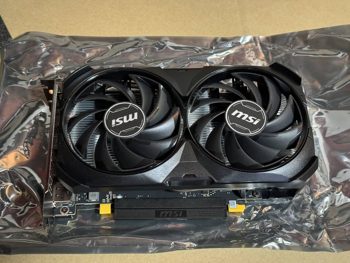 MSI GeForce RTX 4060 VENTUS 2X BLACK 8G OC PCI-Express 4.0