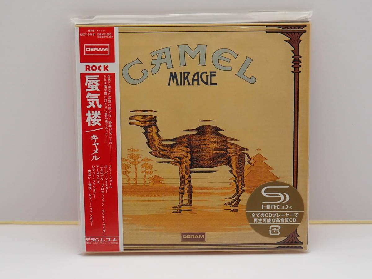 【紙ジャケットSHM-CD】CAMEL キャメル / MIRAGE　 ユニバーサル・ミュージック製　　型式：UICY-94131