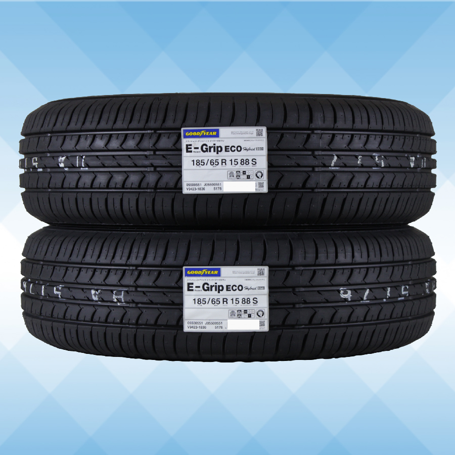 185/65R15 88S GOODYEAR グッドイヤー EFFICIENT GRIP ECO EG01 23年製 正規品 送料無料 2本セット税込 13，000 より 1