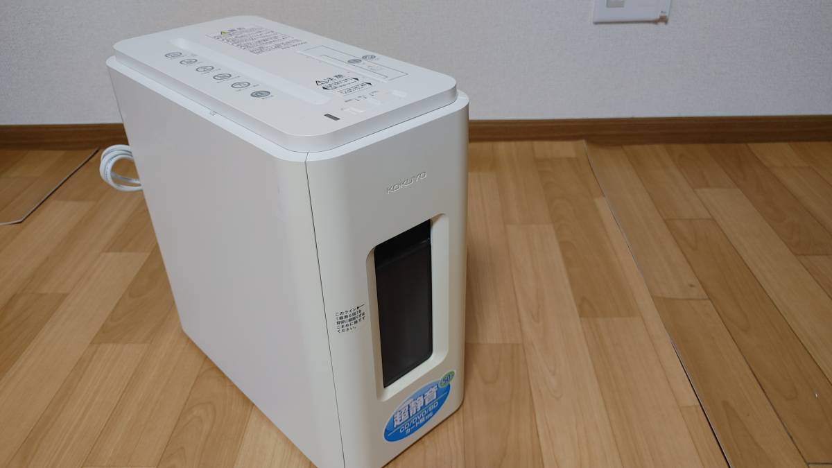 中古コクヨ　デスクサイドマルチシュレッダー Silent Duo　（サイレントデュオ）　KPS-MX100W_1