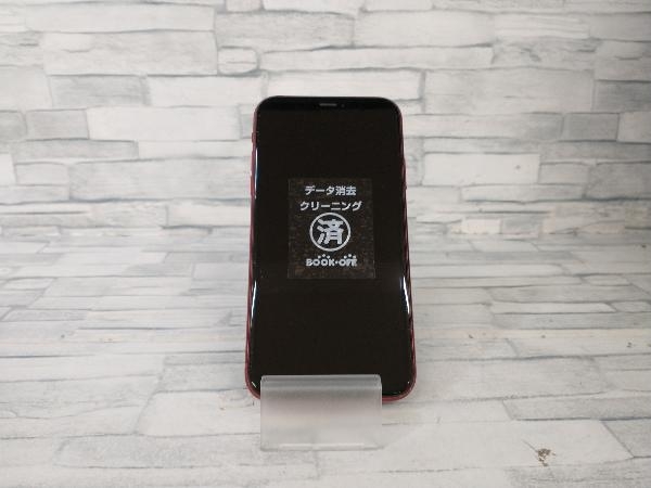 ジャンク SIMロック解除済 バッテリー81% au MT0N2J/A iPhone XR 128GB